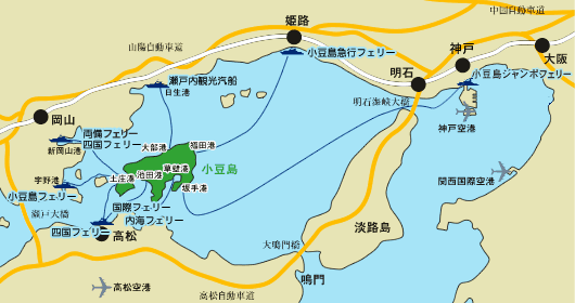 shoudoshima map